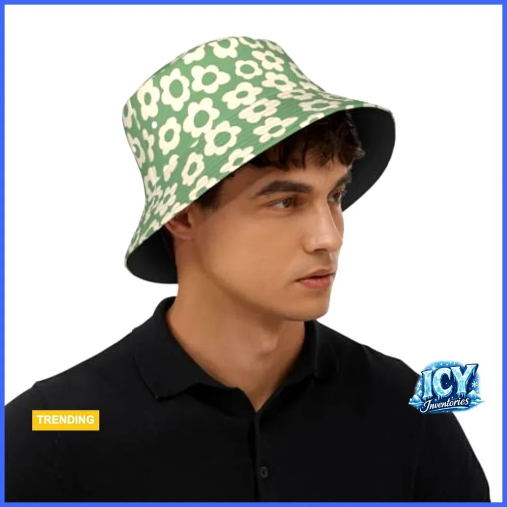 Unisex Bucket Hat Summer Sun Protection Lightweight Polyester One Size